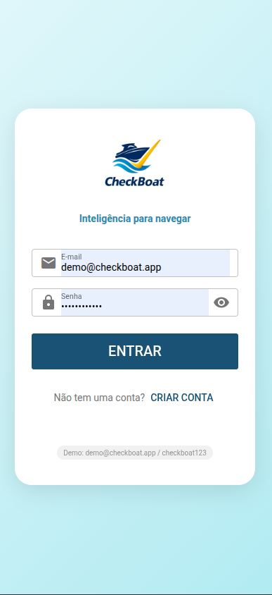Tela de login