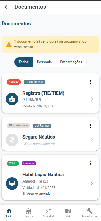Documentos consolidados
